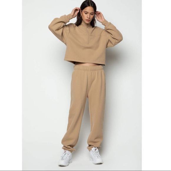 COMBO Fleece Zip Up Knit Top & Jogging - Picture 6 of 6
